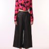 Women JASON WU Tops | Ls Draped Front Cropped Blouse