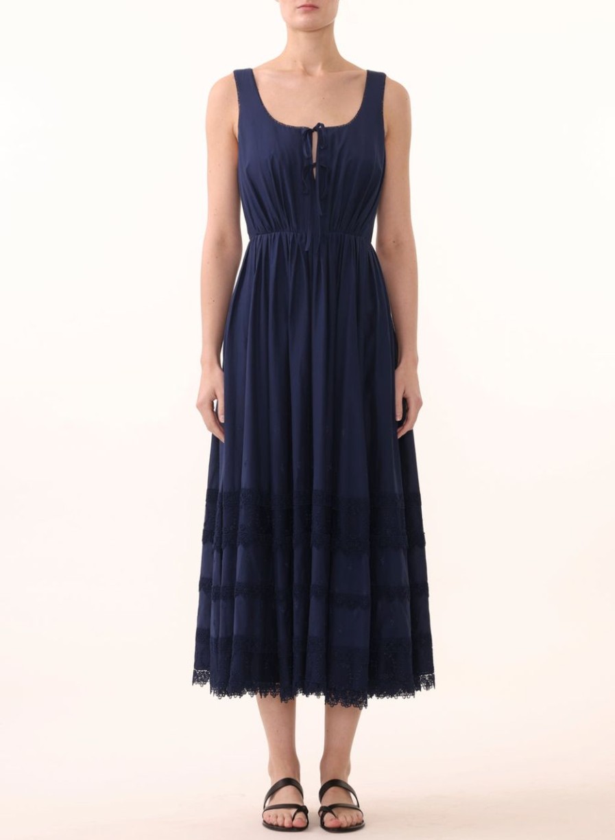 Women JASON WU Dresses | Cotton Voile Sleeveless Day Dress