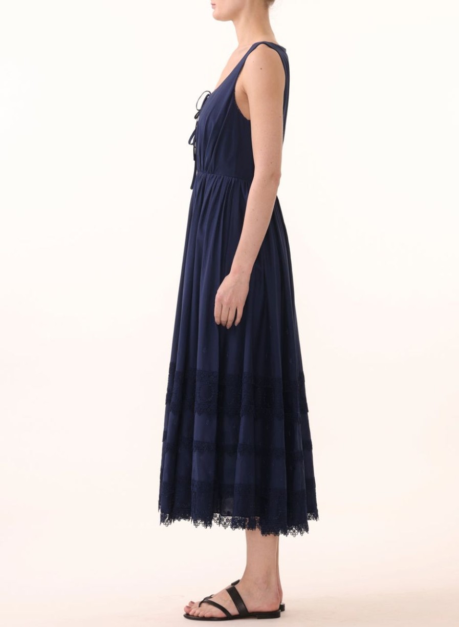 Women JASON WU Dresses | Cotton Voile Sleeveless Day Dress