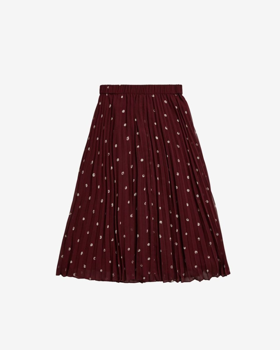 Women JASON WU Skirts | Dot Printed Pleated Skirt