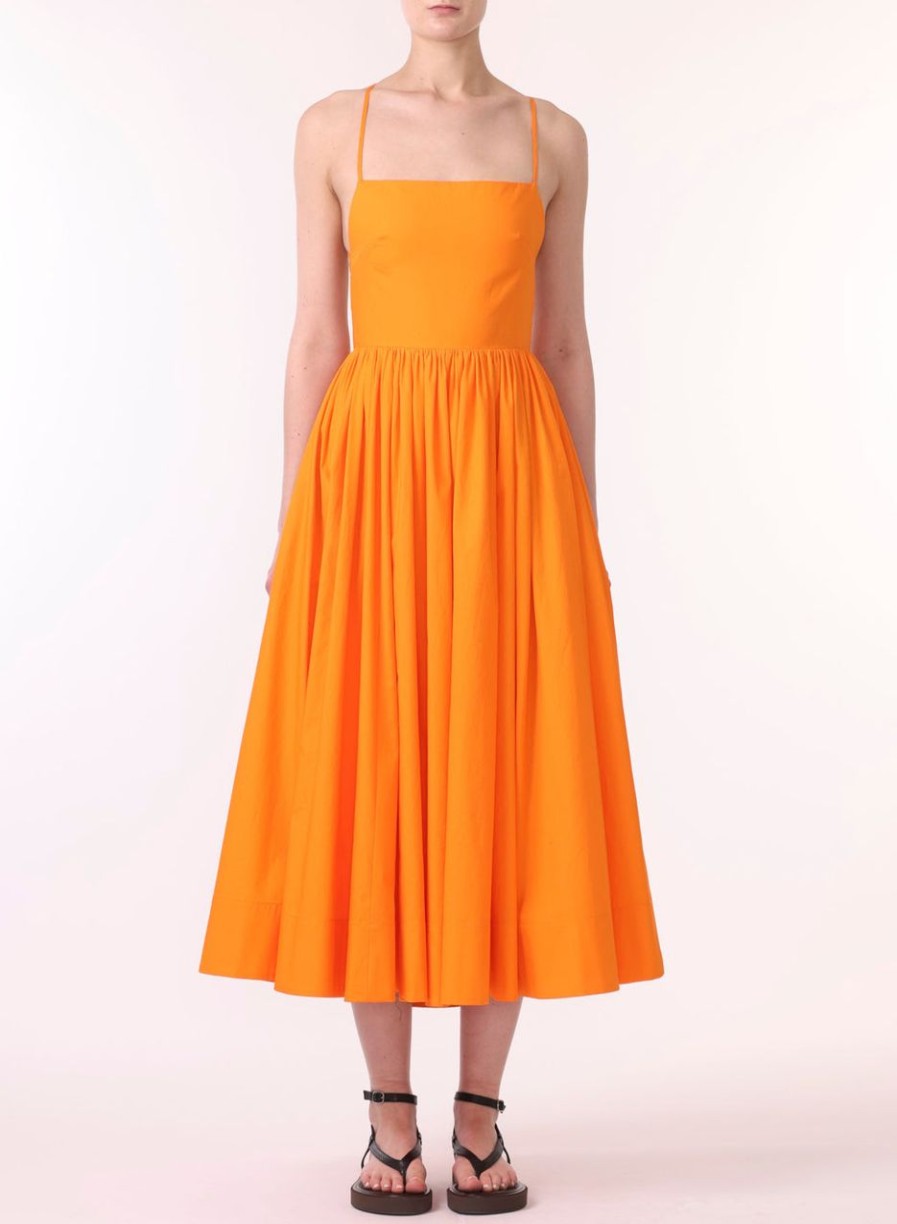 Women JASON WU Dresses | Dress W/Back Criss Cross Detail