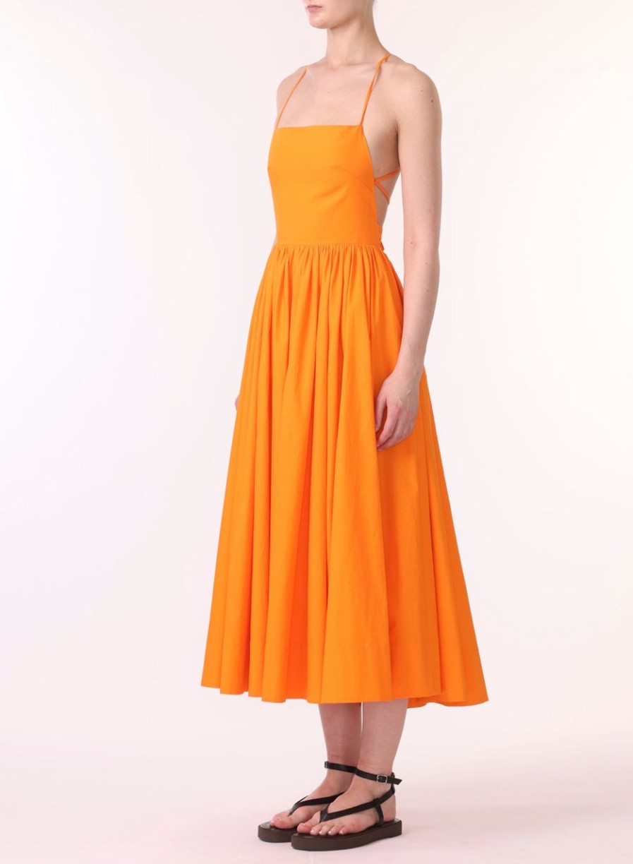 Women JASON WU Dresses | Dress W/Back Criss Cross Detail