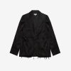 Women JASON WU Outerwear | Crepe Back Satin Blazer W/String Detail