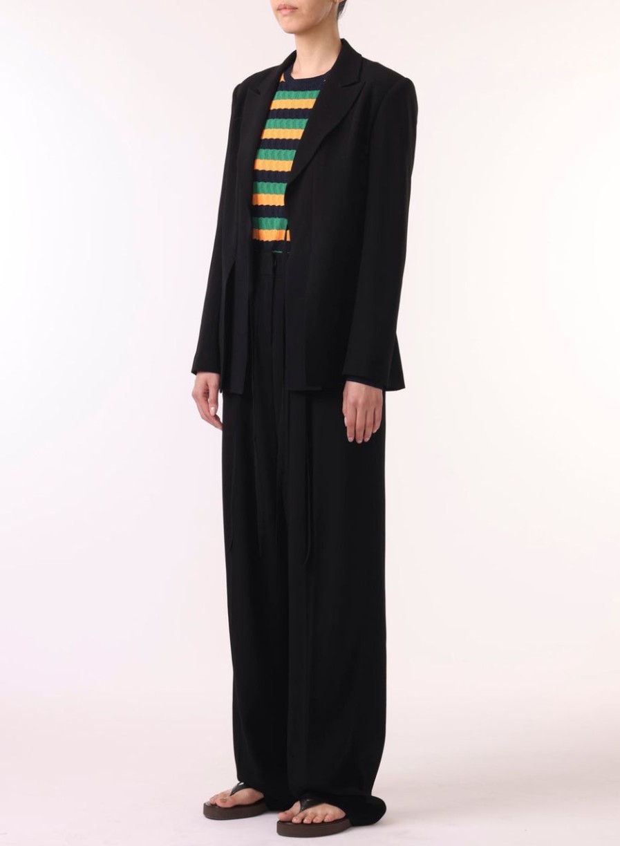 Women JASON WU Pants | Wide Leg Pant W/Tie Detail