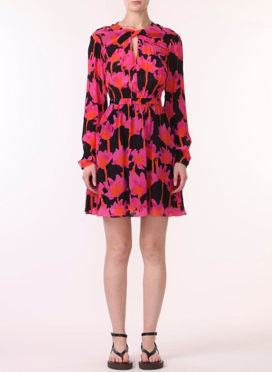 Women JASON WU Dresses | Ls Short Dress W Front Twist Detail