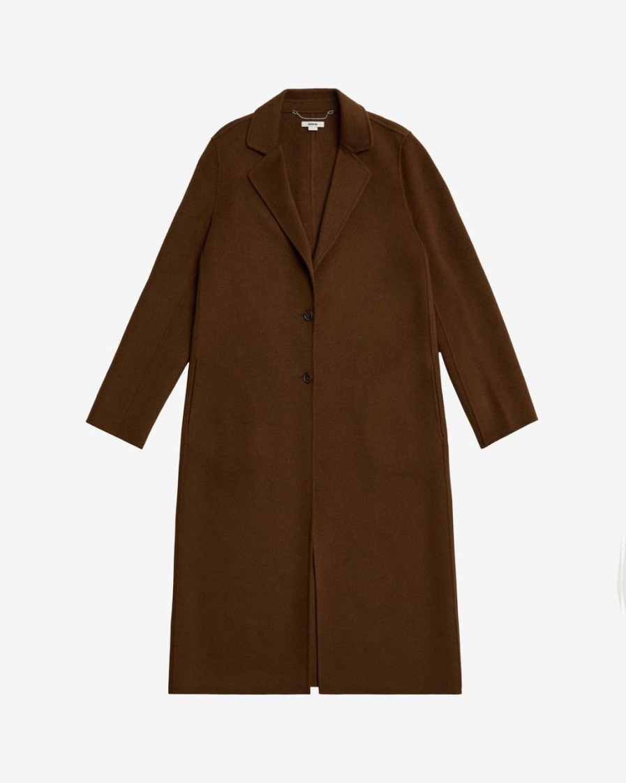 Women JASON WU Outerwear | Single Breasted Long Cashmere Coat