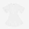 Women JASON WU Dresses | Wide Sleeve Short Dress W/Ruched Detail