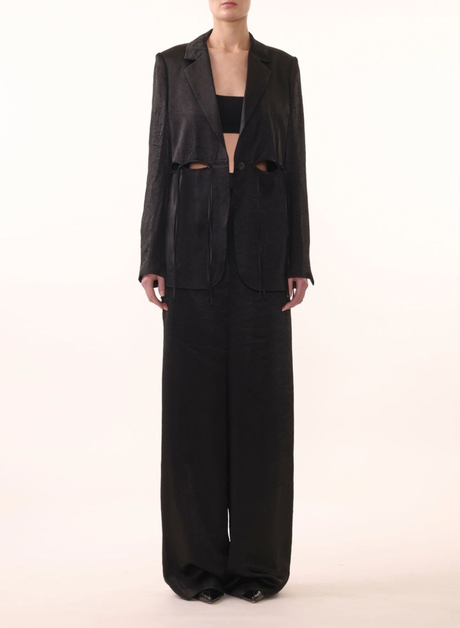 Women JASON WU Pants | Elasticated Wide Leg Pants