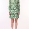 Women JASON WU Dresses | Ls Short Pleated Shirt Dress